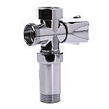 Кран вентильний для пральної машини Q PROFESSIONAL 3/4″x3/4″x3/4″ з подовжувачем NV-QP170, фото 3