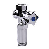 Кран вентильний для пральної машини Q PROFESSIONAL 3/4″x3/4″x3/4″ з подовжувачем NV-QP170, фото 4