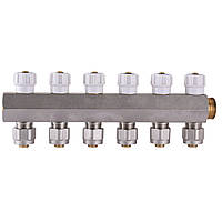 Колектор APE ITALY 7886 L 3/4х16 6-ий з перекриттям