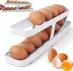 Органайзер контейнер для зберігання яєць Зручний практичний функціональний на 14 шт Диспенсер для яєць