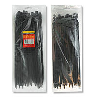 Хомут пластиковий 2,5x200 мм, (100 шт/упак), чорний