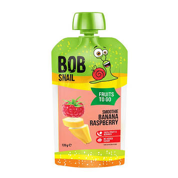 Смузі Банан - Малина Bob Snail, 120 г