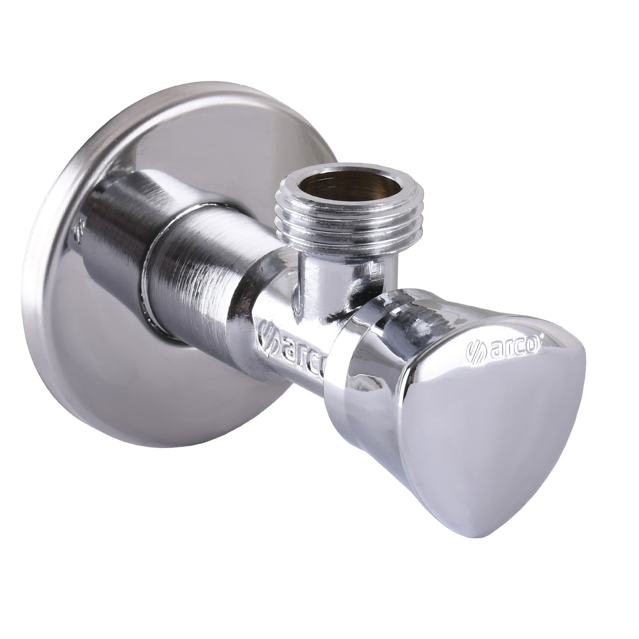 Кран вентильний кутовий ARCO 1/2″х 1/2″ ZENIT 0912 REGULA, фото 1