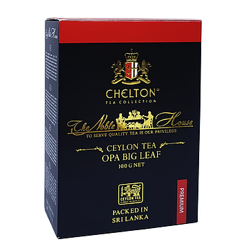 Чорний крупнолистовий чай Chelton, 100 г
