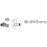 Кран для радіатора кутовий ARCO   1/2″ вентильний 503205, фото 2