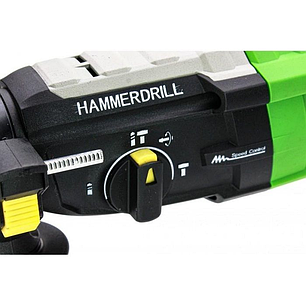 Потужний ударний перфоратор PROFI-TEC PH1250DVF : 1250 Вт, 3.5 Дж, набір бурів (002234), фото 3