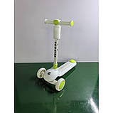 Самокат дитячий JR3-126-GR Mini з музикою і світлом, колеса PU, фото 2