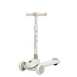 Самокат дитячий JR3-126-P Mini з музикою і світлом, колеса PU, фото 2