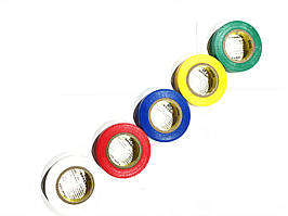 Стрічка ізоляційна 0,15 мм x 17 мм x 15 м кольорова