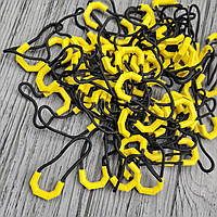 Пулер для бігунка №1142 Жовтий Лимон з чорним (100 шт)