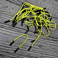 Пулер для бігунка №44 Чорний з салатовим (100 шт)