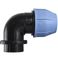 Коліно ПНД Vsplast 63*2 &apos;&apos;  ВР 4002