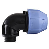 Коліно ПНД Vsplast 50*1 1/4 &apos;&apos; ЗР 4003