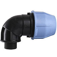 Коліно ПНД Vsplast 63*1 1/2 &apos;&apos; ЗР 4003