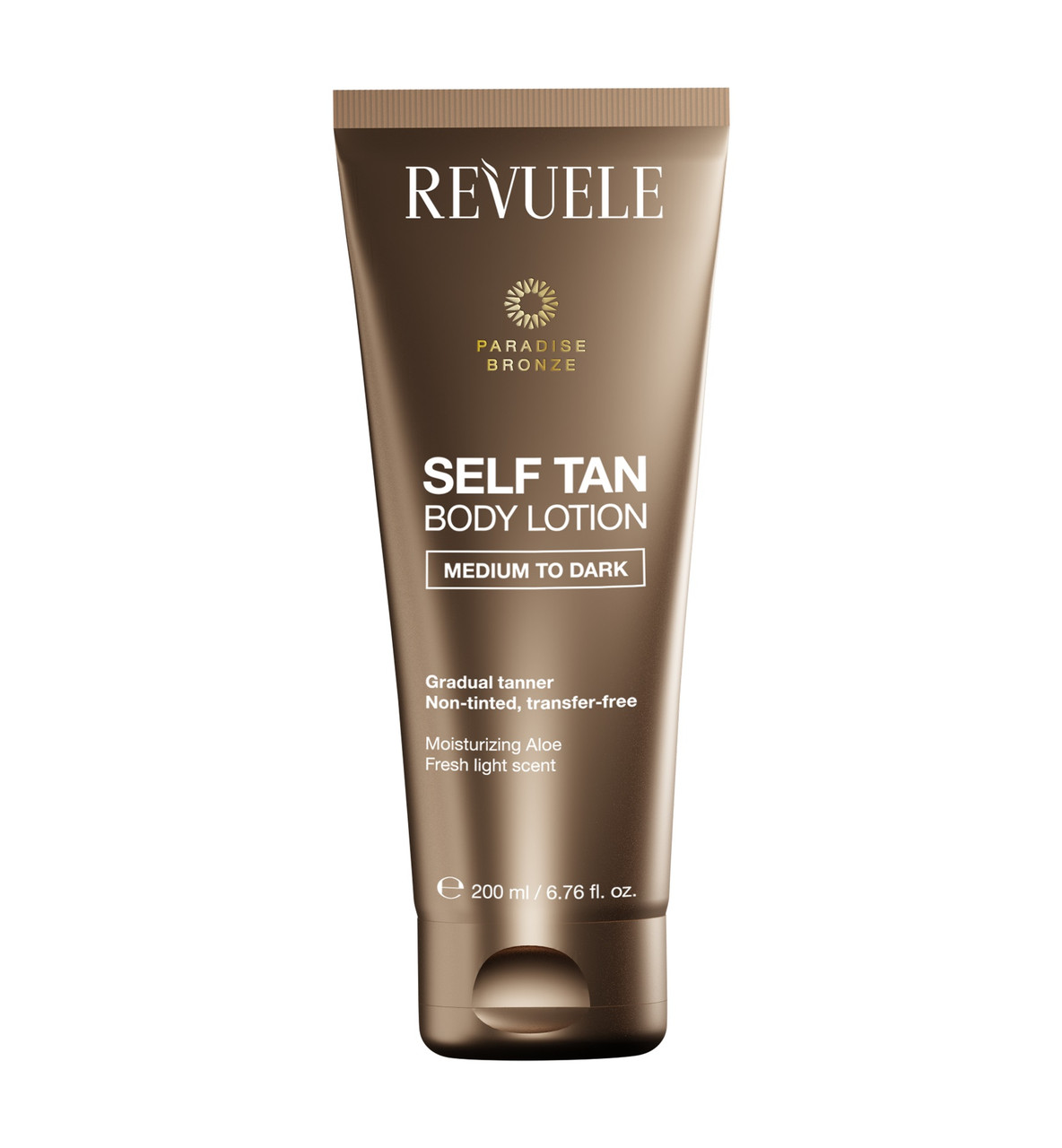 Лосьйон для автозасмаги тіла Revuele Self Tan Body Lotion Medium To Dark 200 мл