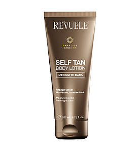 Лосьйон для автозасмаги тіла Revuele Self Tan Body Lotion Medium To Dark 200 мл