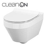CET Cersanit В216 CREA CLEAN  ON OVAL підвісний з кришкою дюропласт ліфт SLIM PL