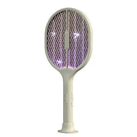 Електрична мухобойка Electric Mosquito Swatter акумуляторна 1200mAh Type-C White (3_06419)