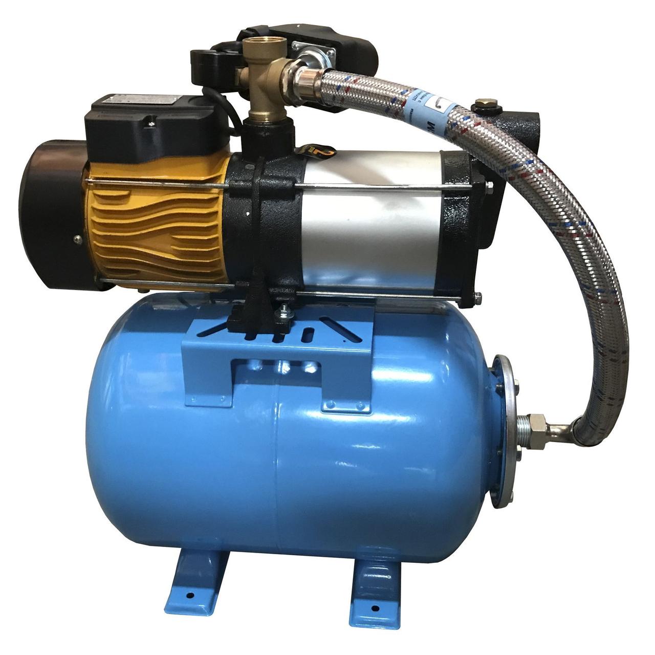 Насосна станція Optima MH-N1100 INOX-24 1,1кВт багатоступ,, нерж,колеса, на гребінці, фото 1