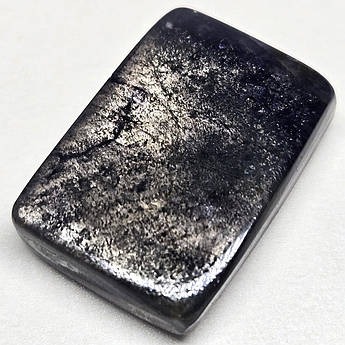 Іоліт (кордієрит) із сонячним каменем - плоска вставка 26 ct