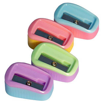 Точилка для олівців COLORMIX, асорти 4 кольори в тубі 4801C G-Rich