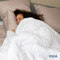 Ковдра зимова NORDIC COMFORT двоспальна 175х210 см IDEIA антиалергенна тепла біла, фото 3