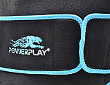 Пояс для схуднення PowerPlay 4303 Чорно-Синій, фото 7