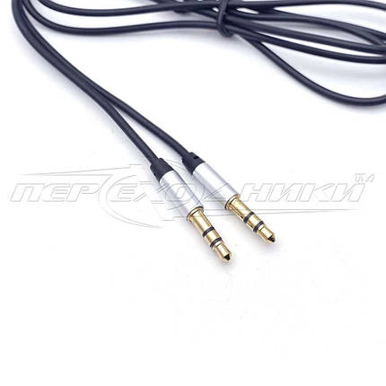 Аудіокабель AUX 3.5 mm jack 1.0 м, фото 1