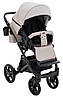 Коляска 2 в 1 Bair Kiwi Plus ECO BKP-32/33 бежевий / капучино, фото 9