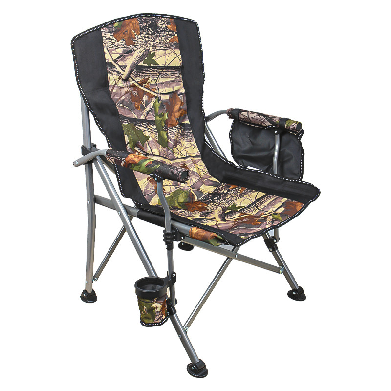 Розкладне крісло Lesko S4577 Camouflage для риболовлі дачі