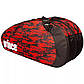 Сумка чохол Prince Tour team squash collection black/red 6P885017 (Оригінал), фото 3