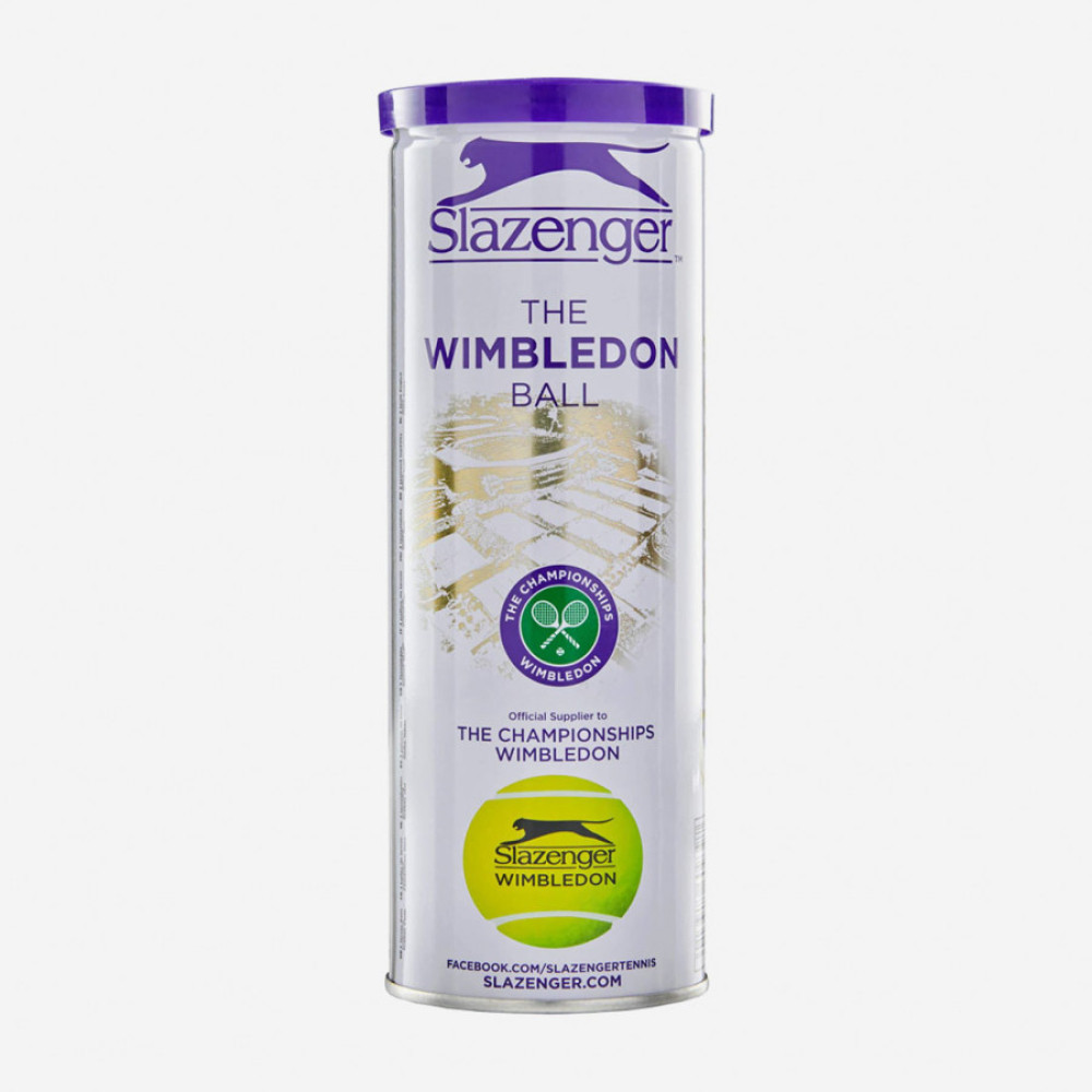 М'ячі для тенісу Slazenger Wimbledon Ultra-Vis + Hydroguard 3B 3шт. 340939 (Оригінал), фото 1