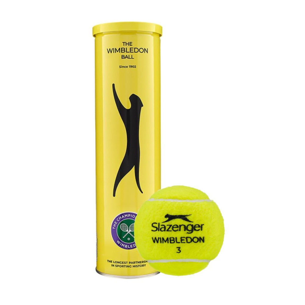 М'ячі для тенісу Slazenger Wimbledon AC 4B 4шт. 340973 (Оригінал), фото 1
