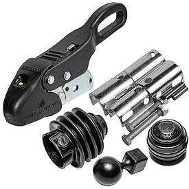 Зчепний пристрій-стабілізатор Winterhoff WS3000-D 3000 кг для дишла 45, 46, 50, 51 мм із захисним кожухом і