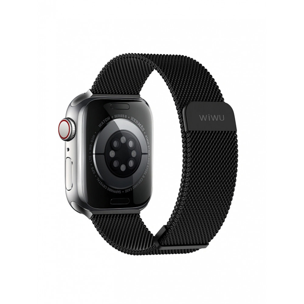 Ремінець Wiwu Wi-WB005  Apple Watch 42 44 45 49 mm — Black, фото 1