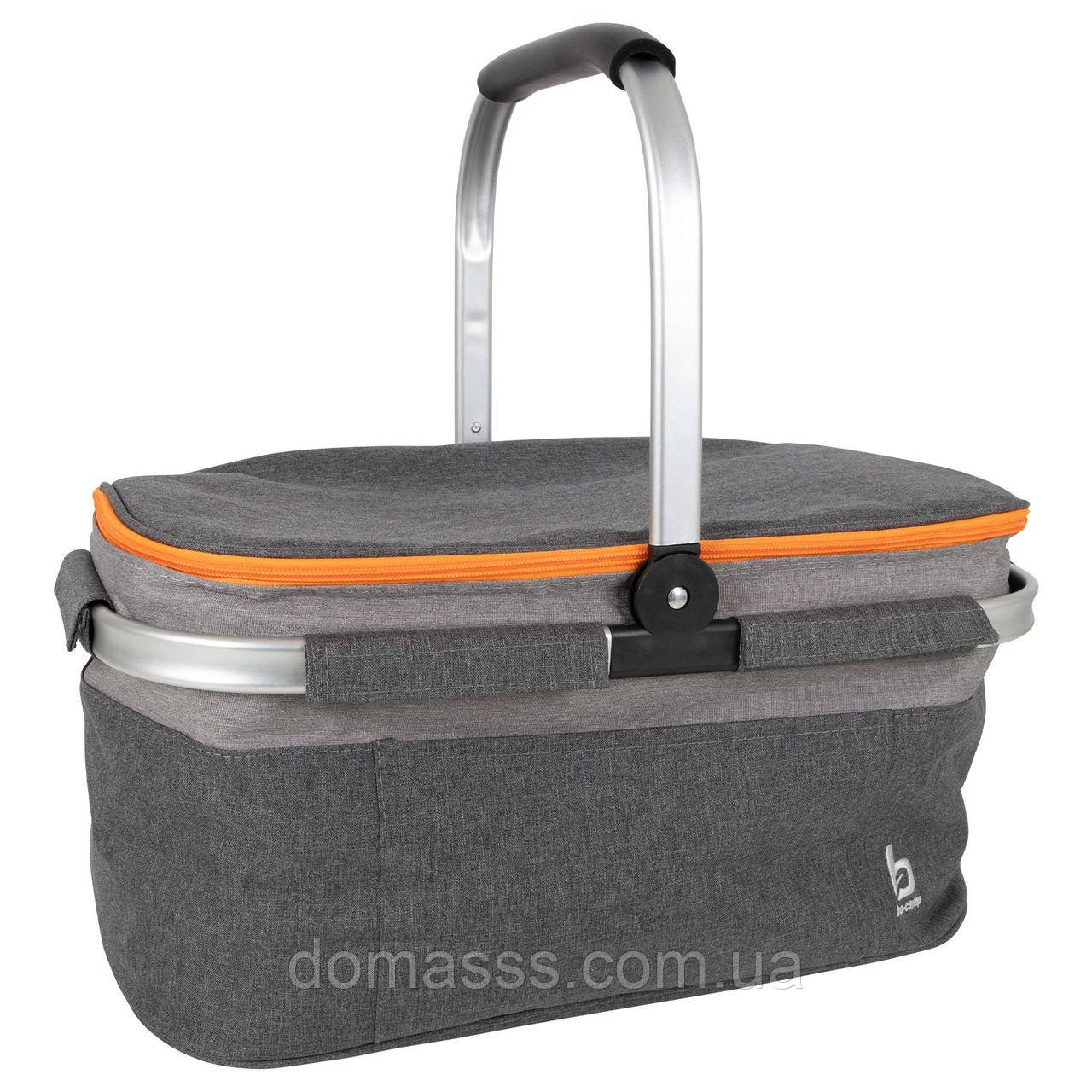 Термосумка Bo-Camp Cooler Basket 26 Liters Grey (6702978), фото 1