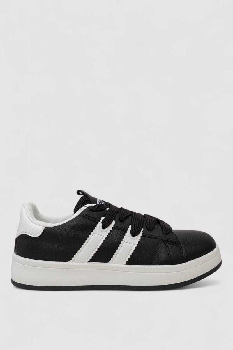 Кросівки жіночі шкіра, колір чорно-білий, 248RJH900-2, фото 1