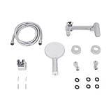 Змішувач для ванни Qtap Evia з поворотним виливом (з душовим гарнітуром) QTEVI260CRM47578 Chrome, фото 9