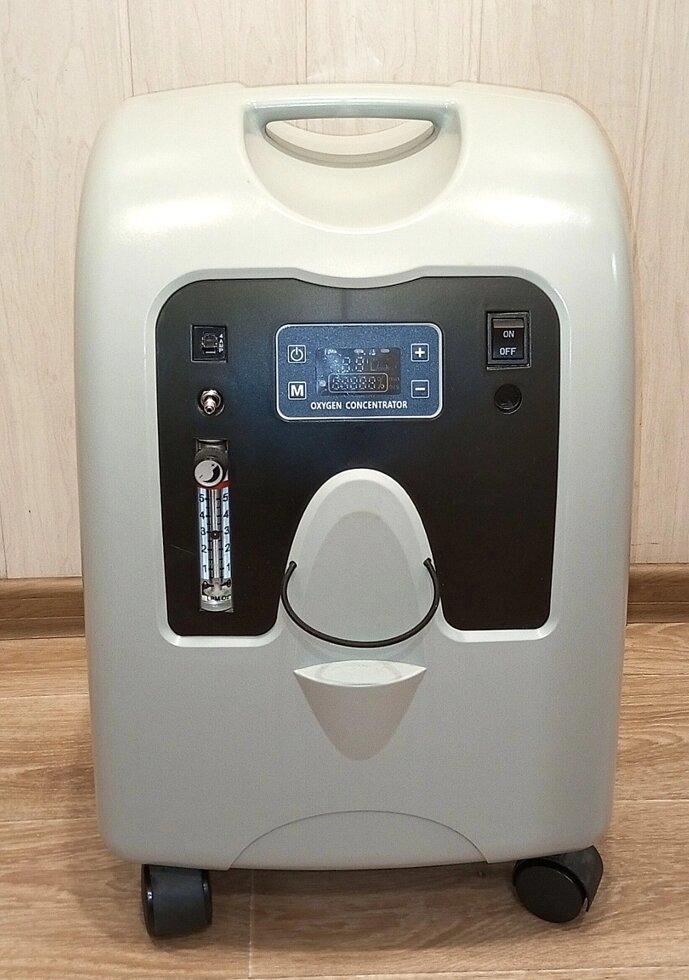 Генератор кисню 5 л Lovego Oxytek OX-5A, малошумливий (рівень звуку 43 дБ), час напрацювання 13 годин. Вітринний зразок.