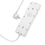 Мережевий фільтр HOCO AC13A на 5 розеток + 3 USB + USB-C, 17 W, 220 В, кабель 1,5 м, White, Box, фото 3