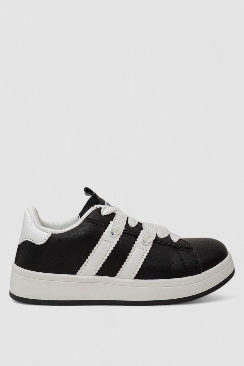 Кросівки жіночі шкіра, колір чорно-білий, 248RJH900-1, фото 1