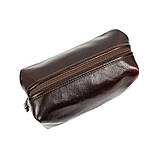 Великий чоловічий несесер, коричневий колір, Firenze HB0910br, фото 5