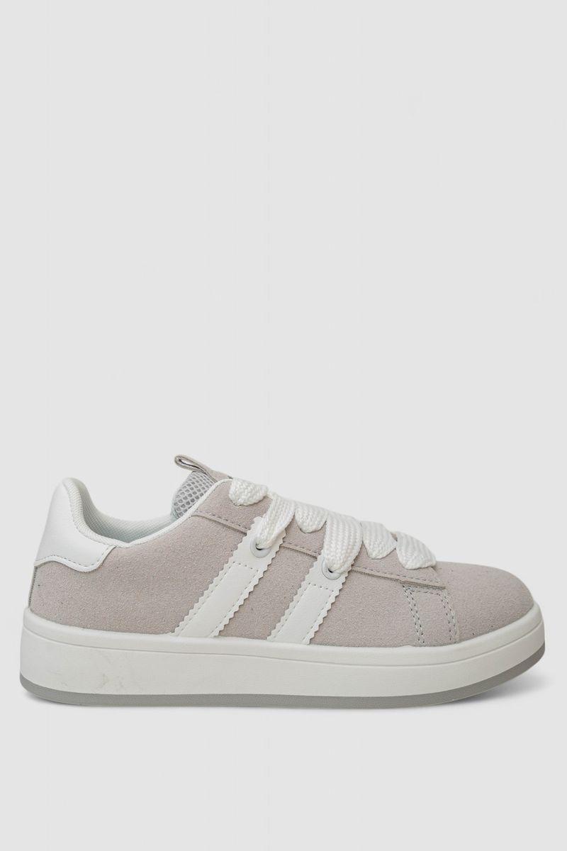 Кросівки жіночі замша, колір сіро-білий, 248RJH800-9, фото 1