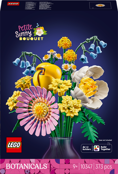 Конструктор LEGO Botanicals Мініатюрний сонячний букет 373 деталі