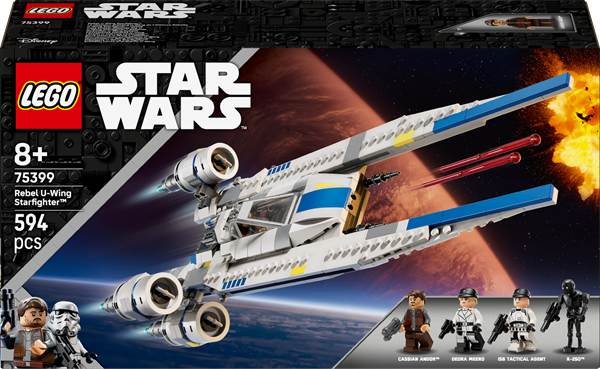 Конструктор LEGO Star Wars Повстанський винищувач U Wing 594 деталі
