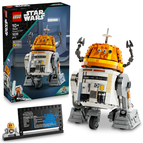 Конструктор LEGO Star Wars Чоппер C1 10P Дроїд астромеханік 1039 деталей