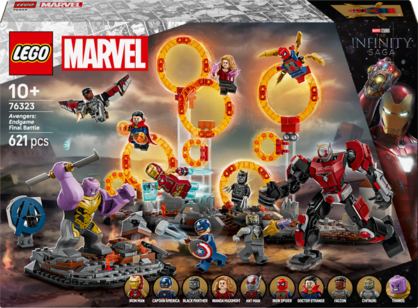 Конструктор LEGO Marvel Месники Завершення Вирішальна битва 621 деталь