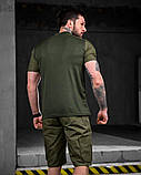 Костюм Олива Літній Шорти Футболка польовий костюм 5.11 Хакі ВТ1164 ТМ, фото 3