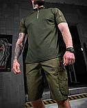 Костюм Олива Літній Шорти Футболка польовий костюм 5.11 Хакі ВТ1164 ТМ, фото 5