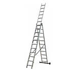 Сходи трисекційні розкладні Кентавр 3х7 ступенів (44666)